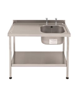 Franke Sissons Self Assembly Stainless Steel Sink Left Hand Drainer 1000x600mm (P050)