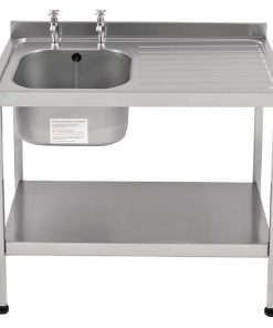 Franke Sissons Self Assembly Stainless Steel Sink Right Hand Drainer 1200x600mm (P363)
