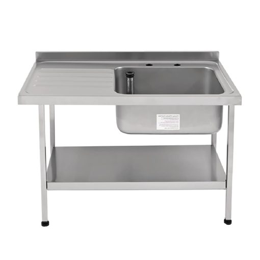 Franke Sissons Self Assembly Stainless Steel Sink Left Hand Drainer 1200x650mm (P366)