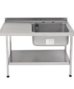Franke Sissons Self Assembly Stainless Steel Sink Left Hand Drainer 1500x650mm (P368)