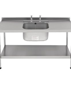 Franke Sissons Self Assembly Stainless Steel Sink Double Drainer 1800x650mm (P370)
