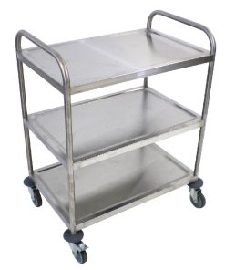 Craven Stainless Steel 3 Tier Clearing Trolley (P479)