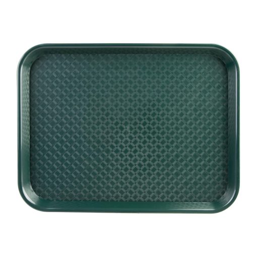 Kristallon Medium Polypropylene Fast Food Tray Green 415mm (P505)
