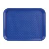 Kristallon Medium Polypropylene Fast Food Tray Blue 415mm (P506)