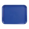 Kristallon Large Polypropylene Fast Food Tray Blue 450mm (P512)
