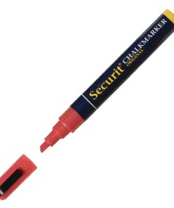 Securit 6mm Liquid Chalk Pen Red (P523)