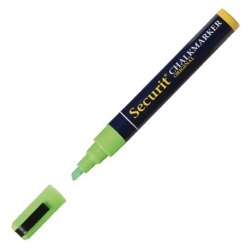 Securit 6mm Liquid Chalk Pen Green (P526)