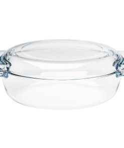 Pyrex Oval Glass Casserole Dish 4.5Ltr (P591)