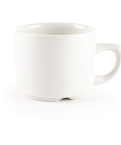 Churchill Whiteware Stackable Maple Espresso Cups 114ml (Pack of 24) (P738)