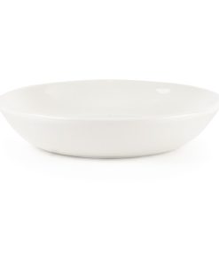 Churchill Plain Whiteware Butter Dish (Pack of 24) (P876)