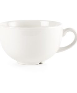 Churchill Plain Whiteware Cappuccino Cups 340ml (Pack of 24) (P883)
