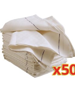 Bulk Buy Cotton Waiting Cloths (Pack of 50) (S114)