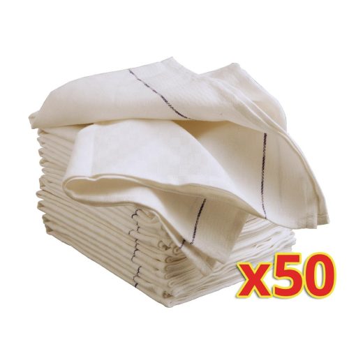 Bulk Buy Cotton Waiting Cloths (Pack of 50) (S114)