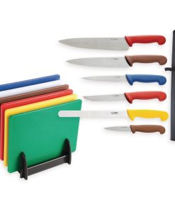 Special Offer Hygiplas Chopping Boards and Knife Set (S122)