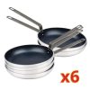 Bulk Buy Vogue Non-Stick Frypans (Pack of 6) (S210)