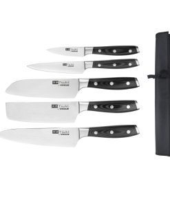 Tsuki 5 Piece Series 7 Knife Set and Wallet (S617)