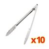 Bulk Buy Catering Tongs 10" (Pack of 10) (S633)