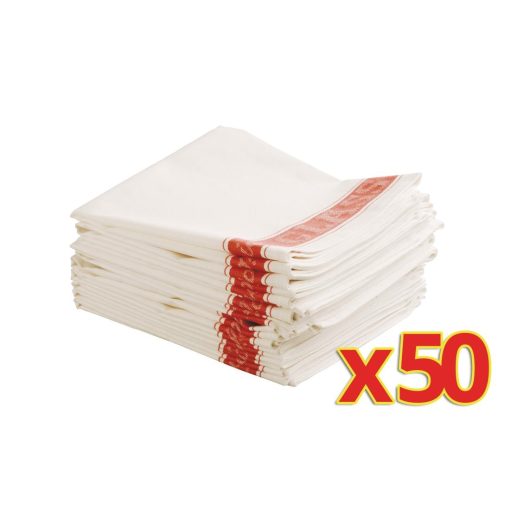 Bulk Buy Glass Cloths (E910) (Pack of 50) (S646)