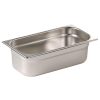Vogue Stainless Steel Gastronorm Pan Set 3 x 1/3 & 1 x 1/2 (S726)