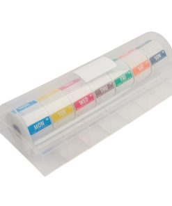 Removable Colour Coded Food Labels with 2" Dispenser (S811)