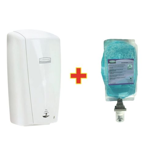 Special Offer Rubbermaid AutoFoam Dispenser and 4 Perfumed Foam Hand Soaps 1.1Ltr (S813)