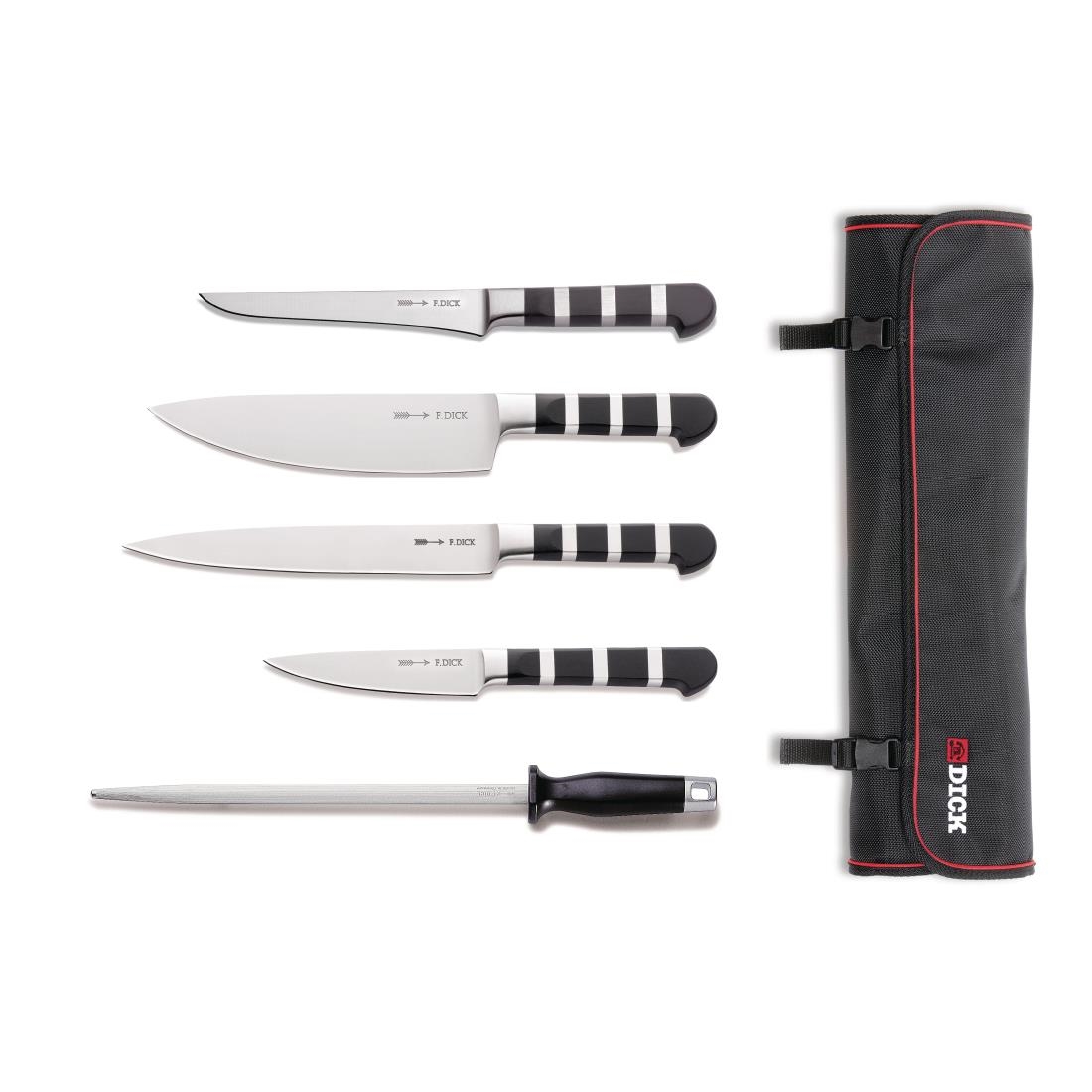 F DICK 1905 Series Magnetic Knife Case 5 Pc Set