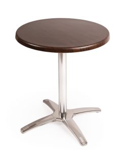Special Offer Bolero Round Dark Brown Table Top and Base Combo (SA223)