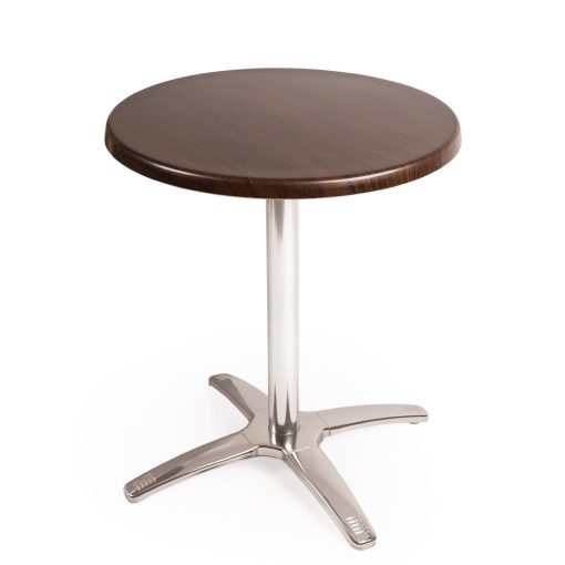 Special Offer Bolero Round Dark Brown Table Top and Base Combo (SA223)