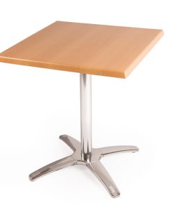Special Offer Bolero Square Beech Table Top and Base Combo (SA224)