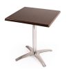Special Offer Bolero Square Dark Brown Table Top and Base Combo (SA225)