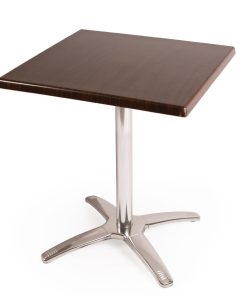 Special Offer Bolero Square Dark Brown Table Top and Base Combo (SA225)