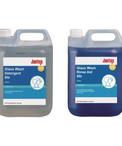Jantex Glasswasher Detergent and Rinse Aid Concentrate 5Ltr (2 Pack) (SA487)
