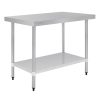 Vogue Stainless Steel Prep Table 1200mm (T376)