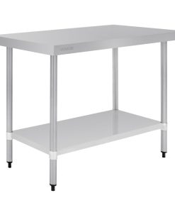 Vogue Stainless Steel Prep Table 1200mm (T376)