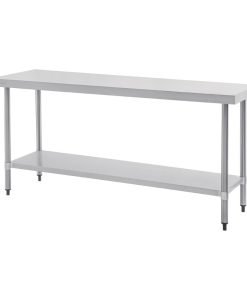 Vogue Stainless Steel Prep Table 1800mm (T378)