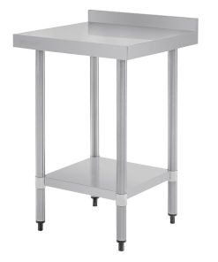 Vogue Stainless Steel Prep Table with Upstand 600mm (T379)