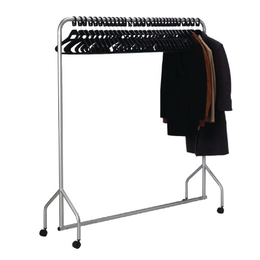 Metal Garment Rail with Hangers (T441)