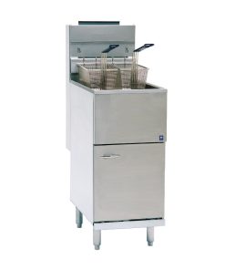 Pitco Single Tank Twin Basket Free Standing Natural Gas Fryer CE-35CS (T941-N)