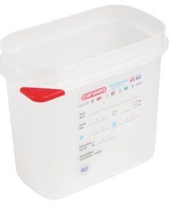 Araven Polypropylene 1/9 Gastronorm Food Storage Container 1.5Ltr (Pack of 4) (T983)