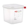 Araven Polypropylene 1/6 Gastronorm Food Containers 2.6Ltr (Pack of 4) (T984)