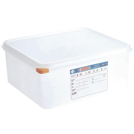 Araven Polypropylene 2/3 Gastronorm Food Storage Container 13.5Ltr (Pack of 4) (T990)