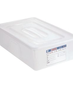 Araven Polypropylene 1/1 Gastronorm Food Storage Box 21Ltr (Pack of 4) (T991)