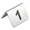 Stainless Steel Table Numbers 1-10 (Pack of 10) (U046)