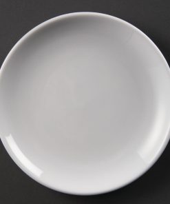 Olympia Whiteware Coupe Plates 180mm (Pack of 12) (U076)