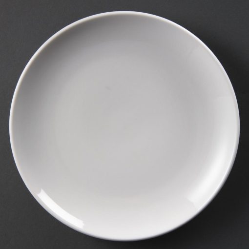 Olympia Whiteware Coupe Plates 230mm (Pack of 12) (U078)