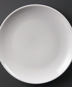 Olympia Whiteware Coupe Plates 250mm (Pack of 12) (U079)