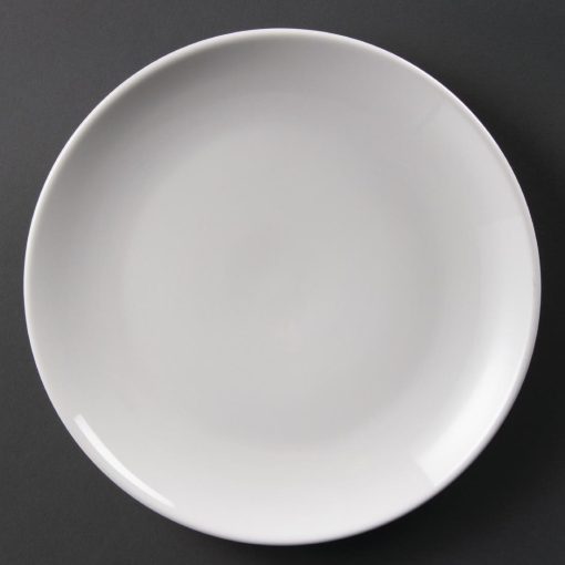 Olympia Whiteware Coupe Plates 250mm (Pack of 12) (U079)