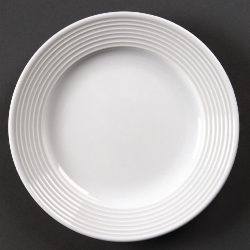 Olympia Linear Wide Rimmed Plates 150mm (Pack of 12) (U089)