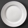 Olympia Linear Wide Rimmed Plates 250mm (Pack of 12) (U091)