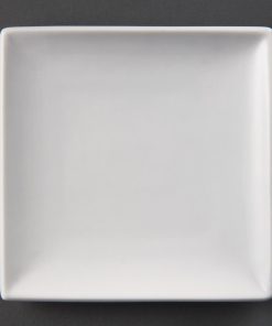 Olympia Whiteware Square Plates 140mm (Pack of 12) (U153)